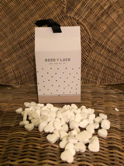 Bastion gift bag heart peppermints"Good Luck