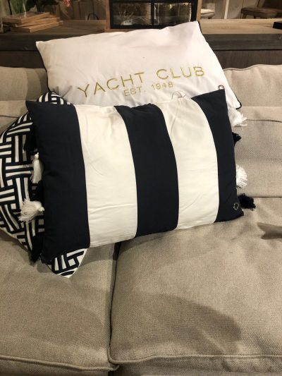 Yacht Club Stripe Pillow Cover