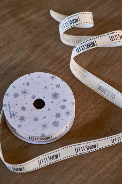 Let It Snow Gift Ribbon 5m